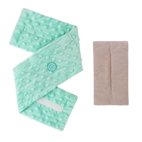 Colic and Gas Relief for Newborns and Infants, Flaxseed Heated Tummy Wrap, Baby Swaddling Belt with Soothing Warmth, Natural Relief for Upset Stomach in Babies and Toddlers, 0-3 Years