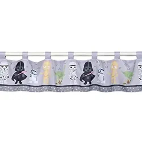 Lambs & Ivy Star Wars Classic Window Valance - Yoda/Darth Vader/R2-D2/C-3PO