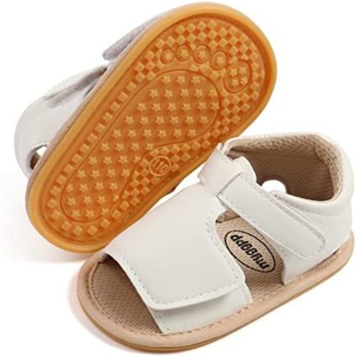 RVROVIC Baby Boys Girls Sandals Premium Soft Anti-Slip Rubber Sole Infant Summer Outdoor Shoes Toddler First Walkers