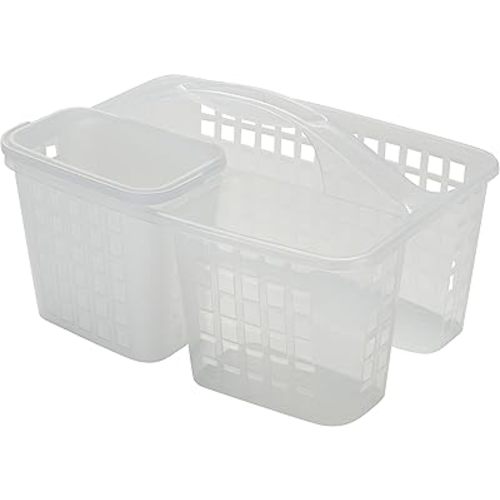 Bath Bliss 2 in 1 Portable, Bathroom Shower Caddy for Shampoo, Conditioner, Soap, and Cosmetics, in Bath Tote