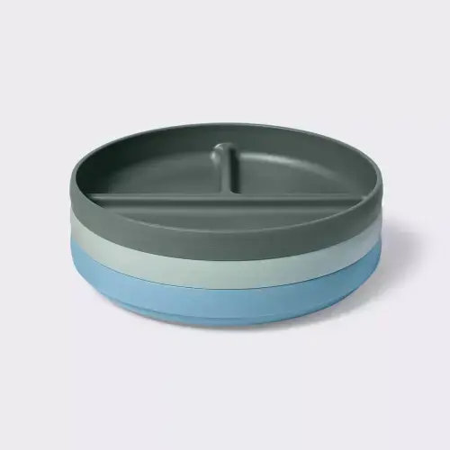 Divided Plate - 3pk Blue/Green - Cloud Island™