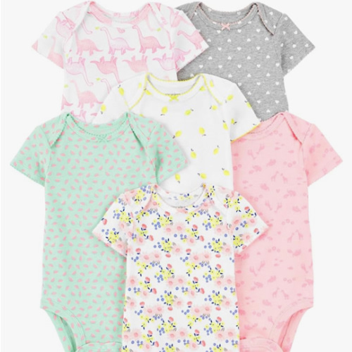 Simple Joys by Carter's Baby Girls' 6-Pack Sleeveless Bodysuit