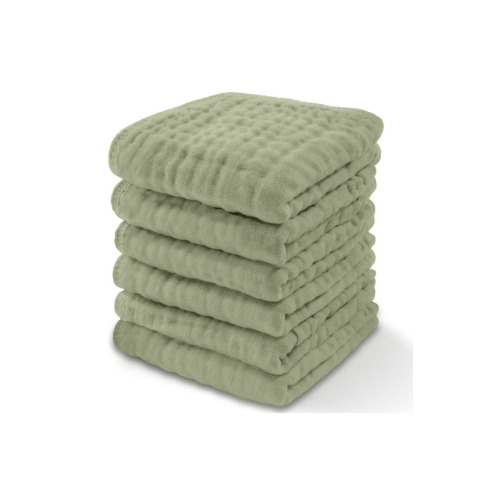 Muslin Washcloths - Pack of 6