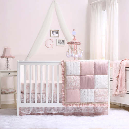 The Peanutshell Grace 4-Piece Crib Set — buybuy BABY