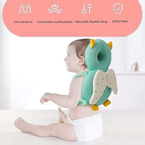 Amazon.com : Baby Walker Head Protector Toddler Adjustable Baby Head Protection Backpack Wear Safety Pad (Pink Butterfly) : Baby