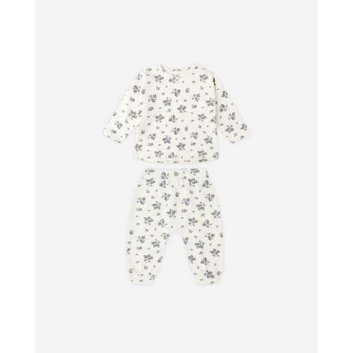 Tee + Pant Set || Blue Floral