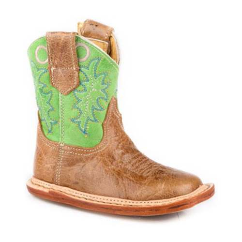 Roper Infant Boys' Cowbabies Ride Em' Cowboy Western Boots - Broad Square Toe