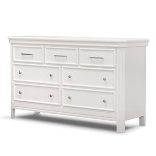 Sorelle Finley Elite Double Dresser in White - Bambi Baby Store