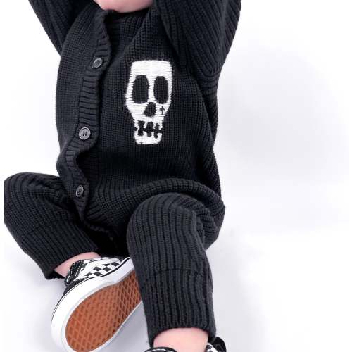 CHUNKY KNITTED SKELLY SKULL ALL IN ONE