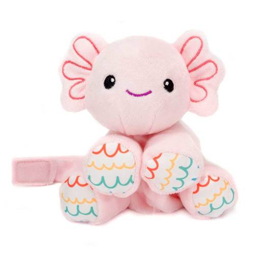 4" FLOPPY BODY PACIFIER HOLDER AXOLOTL - Fiesta Toy