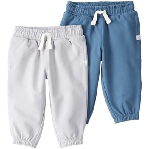 little planet by carter's Boys' 2-Pack Pants Made with Organic Cotton