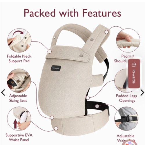Ergonomic, Cozy and Lightweight - Baby Carrier