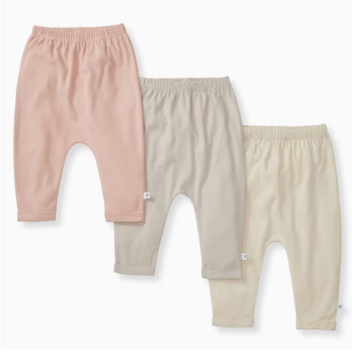 Solid Organic Cotton Baby Pants 3 Pack - Pink Sand – Burt's Bees Baby