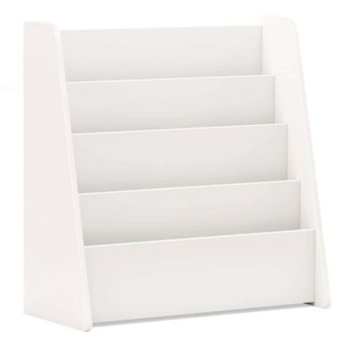 Costway 4-tier Kids Wooden Bookshelf Toddlers Book Rack with Deep Shelves Natural