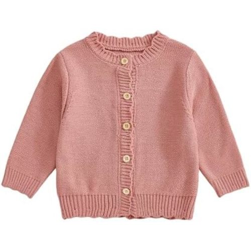 Infant Baby Girl Cardigan Sweater Long Sleeve Button Up Knit Sweatshirt Jacket Toddler Baby Girl Fall Outfits