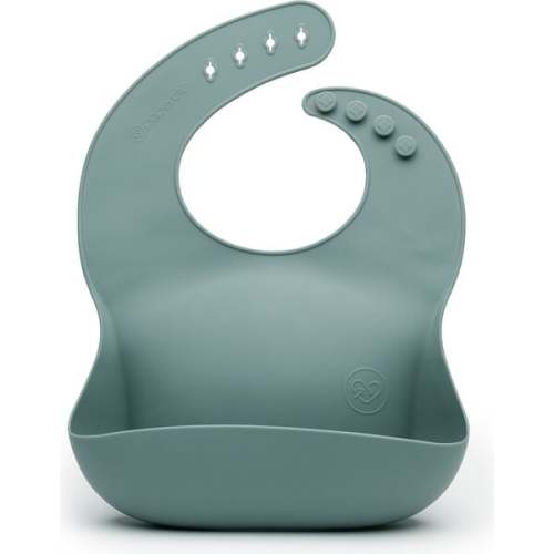 Silicone Catch-All Pocket Bib, Cactus Green - Paperclip | Maisonette