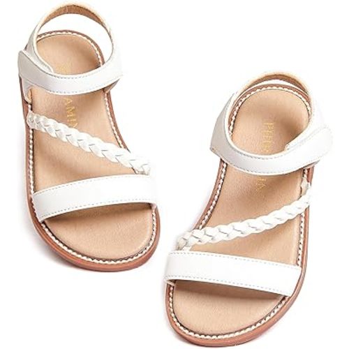 Toddler Flower Girl Sandals - Girl Summer Dress Shoes Toddler Little Kid Wedding Party