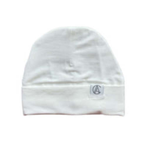 Satin Lined Jersey Beanie-White – Aarin & Co.