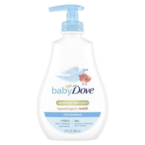 Baby Dove Care Tip to Toe Hypoallergenic Body Wash for Infant's Sensitive Skin, 13 oz