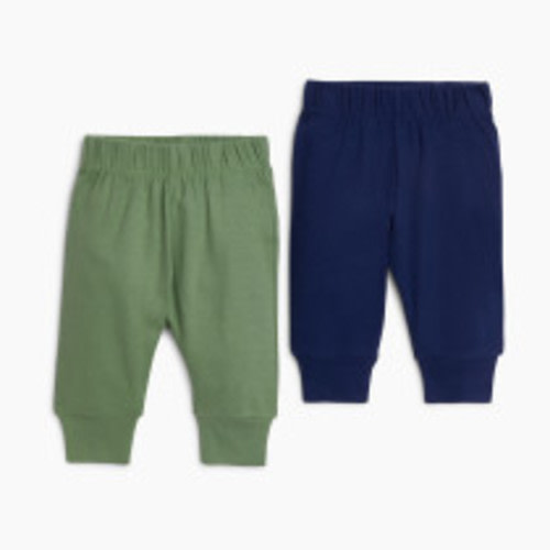 Small Story Pants (2 Pack) - Navy/Green, 3-6 M
