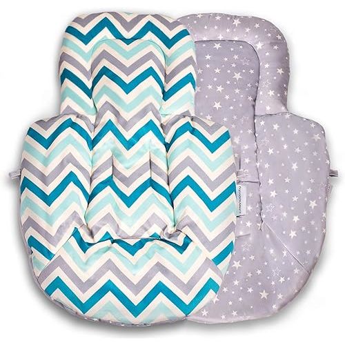 Infant Newborn Baby Insert Compatible with 4Moms mamaRoo and rockaRoo with Head and Body Support