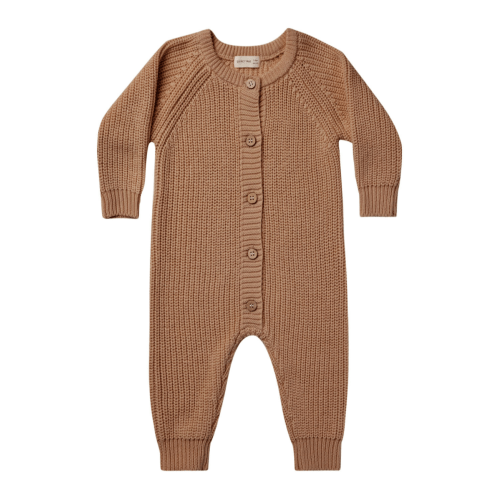Chunky Knit Jumpsuit, Cinnamon