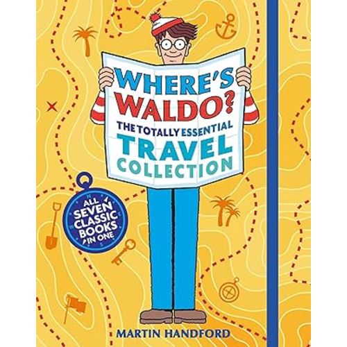 Where's Waldo? The Totally Essential Travel Collection: All Seven Classic Books in One (A Hidden Object Activity Book with Search & Find Adventures, ... Spot-the-Difference Challenges, & More)