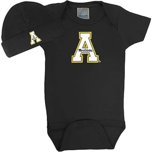 Appalachian State Baby Onesie and Cap Set