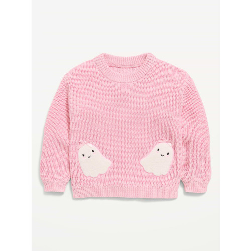 Long-Sleeve Graphic Sweater for Toddler Girls