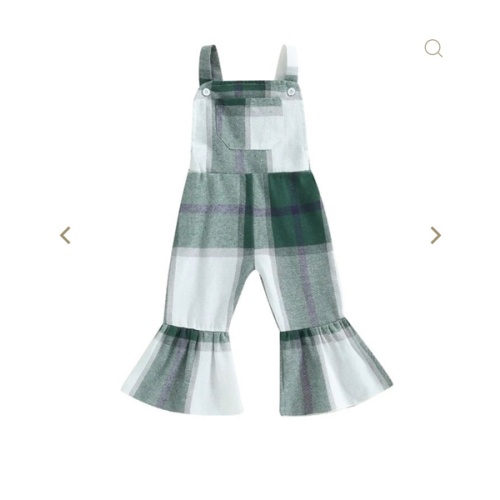 Flannel Flare Pant Overalls – The Ollie Bee