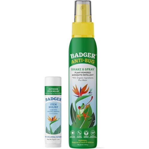 Badger Bug Bite Itch Relief Stick and Bug Repellent Stick