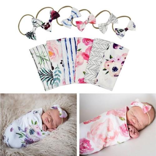Swaddle Wrap Blanket + Headband - ninemonthssober