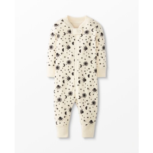 Baby Print Layette Zip Sleeper