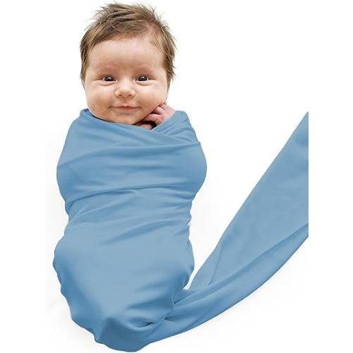 Caden Lane Baby Swaddle & Receiving Blanket, Soft, Breathable & Temperature-Regulating Bamboo Viscose Fabric for Swaddling Newborns, Gender Neutral Infant Blanket for Boys & Girls