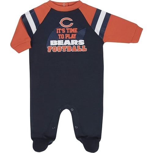 Gerber NFL Unisex Baby Nfl Team Footed Sleep and Play