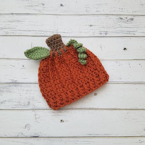 Crochet Pumpkin Beanie