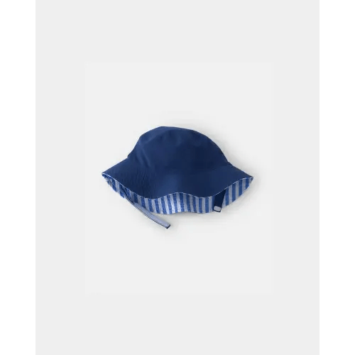Baby Boy Reversible Stripe Swim Hat - Blue | Carter's