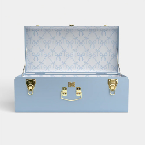 Petite Trunk - Light Blue - Something Blue with Embroidery
