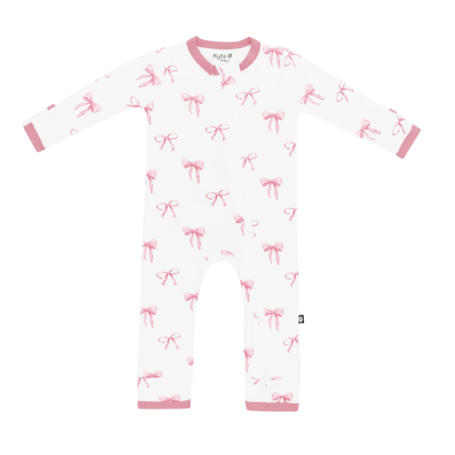 Zippered Romper in Bow