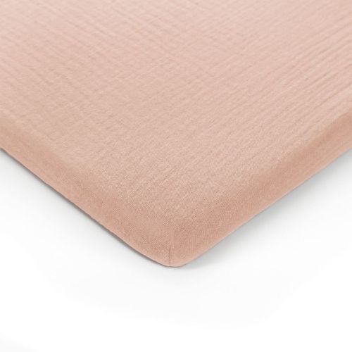Muslin Fitted Bassinet Crib Sheet, Extra Soft 100% Muslin Cotton Bassinet Sheets by Comfy Cubs