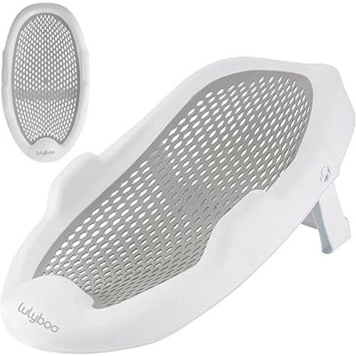 Lulyboo Foldable Baby Bathtub Support - Ideal for Babies Less Than 6 Months Old - Baby Bath Support Tub for Enhanced Safety and Comfort - Infant Bathub Support Fits Easily Into Standard Tubs