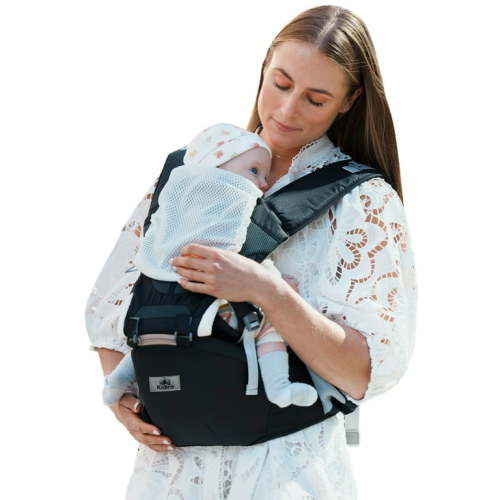 KIDIRA 6-in-1 Baby Carrier with Ergonomic Hip Seat, Adjustable for Infants and Toddlers 7-50 lbs, Breathable & Easy to Use