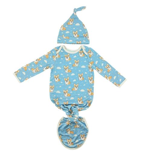 Corgi Cuddles Sleep Gown Set
