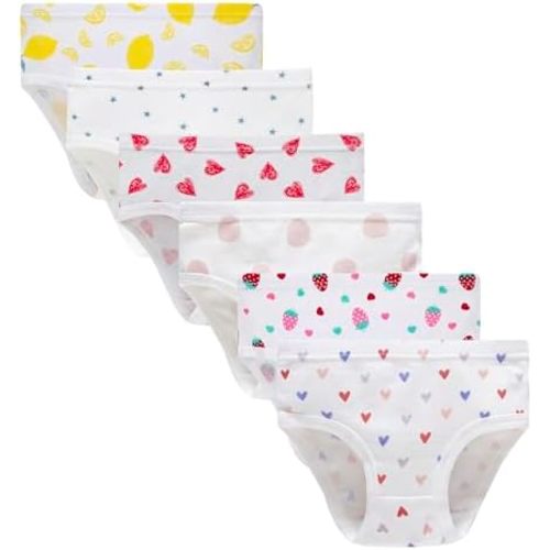 Barara King Little Girls' Soft Cotton Underwear Toddler Undies Kids panties