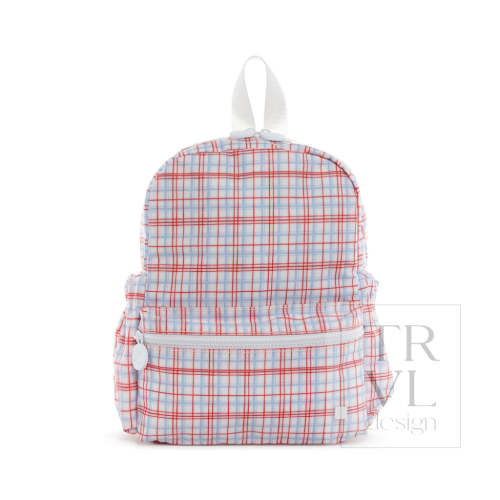 Mini Backer - Classic Plaid Red