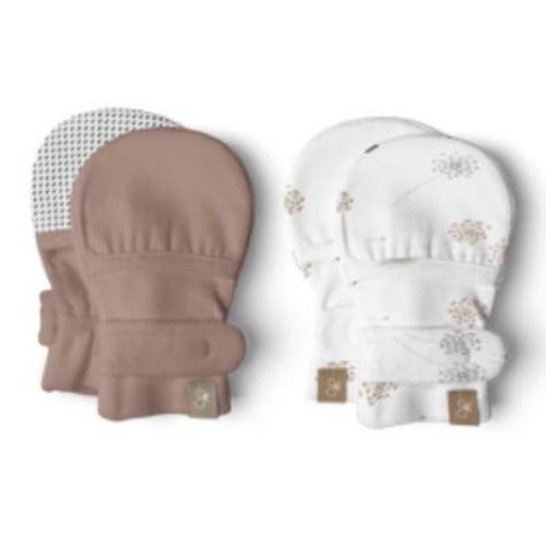 Goumi Stay On 2-Pack Mitts - High Prairie + Dandelion 0-3M