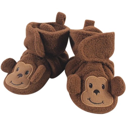 Hudson Baby Unisex-Child Cozy Fleece Booties Winter Accessory Set