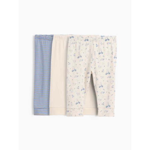 Baby First Favorites Organic Cotton Pull-On Pants (3-Pack)