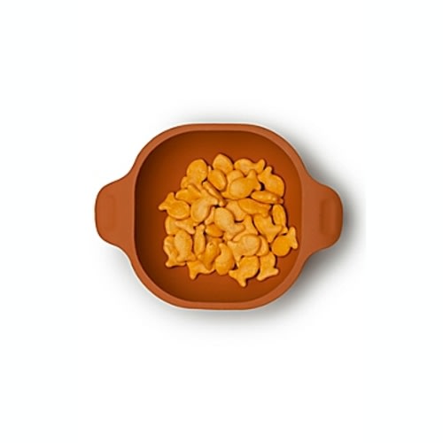 Loulou Lollipop Silicone Suction Snack Bowl in - Honey