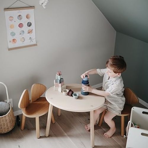 mushie Stacking Cups Toy 8 pcs | Made in Denmark (Forest)